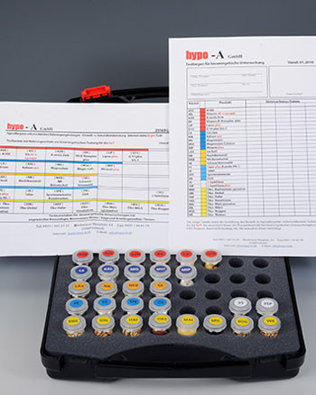 hypo-A Testkasten (nicht zum Verzehr)
